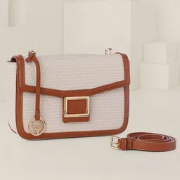 Allen Solly Woman Structured Sling Bag With Bow Detail-image-19