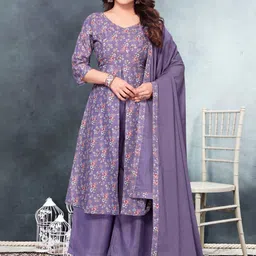 Ekta Textiles Women Floral Printed Regular Kurta Set With Dupatta-image-31