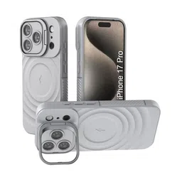 Luxury Kase Ripple Textured Rugged & Wireless Charging iPhone 17 Pro Back Case-picture-23