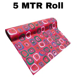 Mopak Decor Red Set of 1 Regular Shelf Liner Organisers-image-95