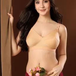 PAAVKI Women Pack of 2 Non-Padded Full Coverage Seamless Everyday Bra image 3