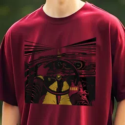 THE BEETEL HOUSE Men Graphic Printed Cotton Oversized T-shirt-picture-20