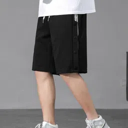 KPOP Men Colourblocked Technology Shorts-picture-29