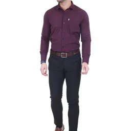 Marc Laurent Men Tartan Checks Checked Casual Shirt image 5