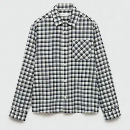 Mango Kids Boys Pure Cotton Tartan Checked Shirt-picture-49