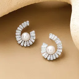 Rubans Voguish Women Contemporary Studs Earrings-picture-21