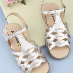Pine Kids Party Wear Sandals - Silver-image-19