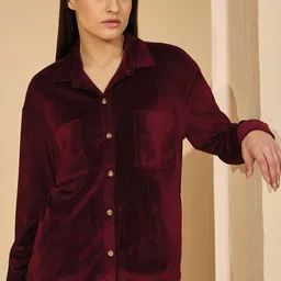 Sweet Dreams Women Lapel Collar Night suit image 4