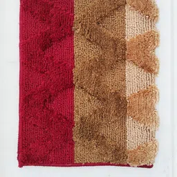 RJVT Red Microfibre 1400 GSM Bath Rugs-picture-33