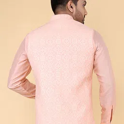 ZOIS Men Printed Mandarin Collar Nehru Jackets image 5