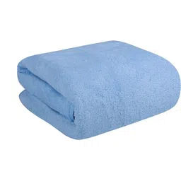 Fezora Blue & Green 3 Pieces Microfiber 450 GSM Adult Bath Towels image 3