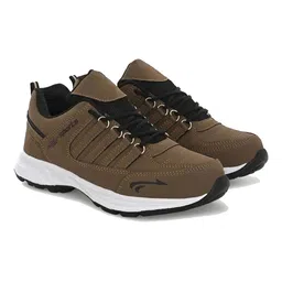 DRACKFOOT Men Round Toe Lace-Ups Contrast Sole Sneakers-image-6