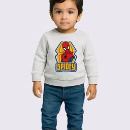 YK Disney Boys Fleece Lined Disney Printed Sweatshirt-picture-25