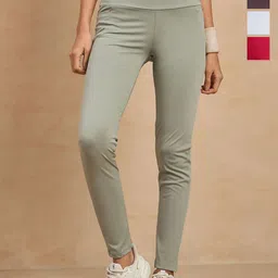 COLOR CAPITAL Women Pack of 4 Skin Fit Antimicrobial Sports Tights-picture-18