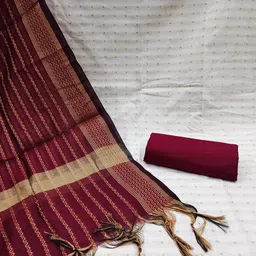 SHADOW & SAINING Unstitched Dress Material image 4