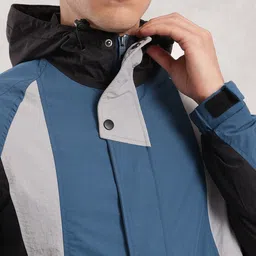 Nautica Colourblocked Lightweight Hooded Tailored Jacket image 5