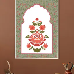nestroots Menagerie of Blooms Pink & White Wooden Floral and Botanical Wall Art-image-83
