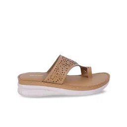 WALKWAY by Metro Women Printed One Toe Flats with Laser Cuts image 4