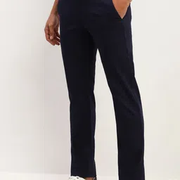 Allen Solly Men Mid-Rise Slim Fit Regular Trousers image 5