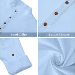 ZELINCO Men Handloom Kurta image 4