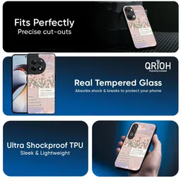 QRIOH Floral Printed OnePlus Nord 3 5G Silicone Back Case image 5