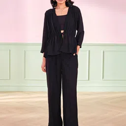 AND V-Neck Tie-Up Shrug image 5