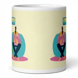 Mr UVD Yellow Ceramic Cup image 4