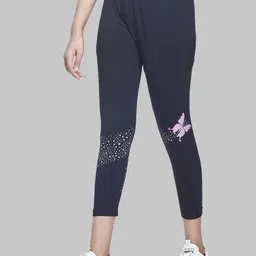 ZUNIORS SSC Girls Pack of 3 Cotton Regular Fit Printed Capris image 5