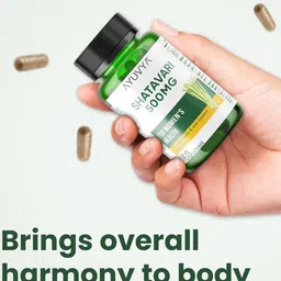 Ayuvya Women Shatavari Capsules For Stress Relief & Anti-Aging - 60 Capsules image 3