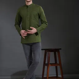 Moda Rapido Men Asymmetric Kurta image 3