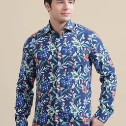 AMSWAN Men Floral Opaque Printed Casual Shirt-picture-38