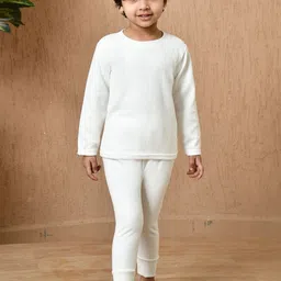 BAESD Kids Pack Of 3 Cotton Round Neck Thermal Set image 2