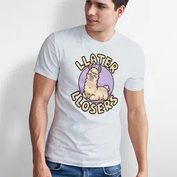 Seekbuylove Men Bio Finish Graphic Printed Pure Cotton T-shirt image 2