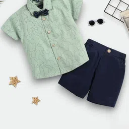 WINSWORLD ENTERPRISE Boys Printed Short Sleeves Shirt With Shorts-picture-19