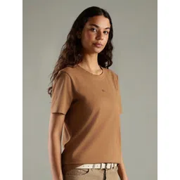 Tommy Hilfiger Round Neck Regular Fit Cotton T-shirt image 2