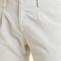 Allen Solly Men Slim Fit Mid-Rise Pleated Trousers image 2