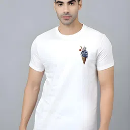 KAIDO Graphic Printed Round Neck Cotton T-shirt-picture-31