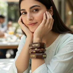 tag 7 Set Of 3 Textured Bangles image 4