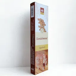 SHASHI DENIM 3Pcs Brown Sandalwood Incense Sticks image 4