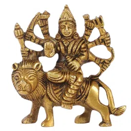 amaya decors Brass Durga Maa Idol image 3