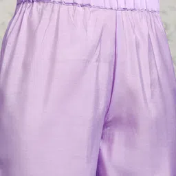 Vishudh Band Collar Embroidered Tunic With Palazzo image 2