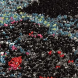 OBSESSIONS Grey & Red Floral Printed Floor Runners image 2