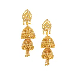 MEMOIR Classic Jhumkas Earrings-picture-40
