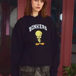 Bonkers Corner Women Hooded Cotton Cape Jacket image 5