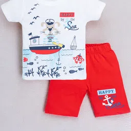 YK Boys Printed T-shirt with Shorts image 4
