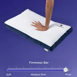 Sleepstore White Set of 2 Fibre Filled Polyester Sleep Pillow image 5