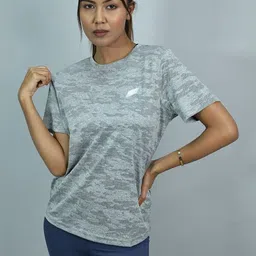 FLURR Self Design Round Neck T-shirt-picture-33