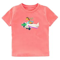KAVEE Kids Printed Pure Cotton Applique T-shirt-picture-14