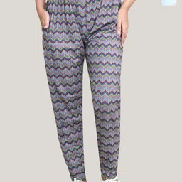 RAPL Women Pack Of 2 Abstract Printed Regular Fit High-Rise Trousers-image-25