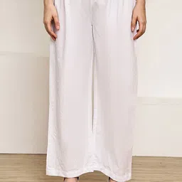 Secret Wish Women Maternity Floral Printed Panelled Pure Cotton Kurta with Trousers image 3